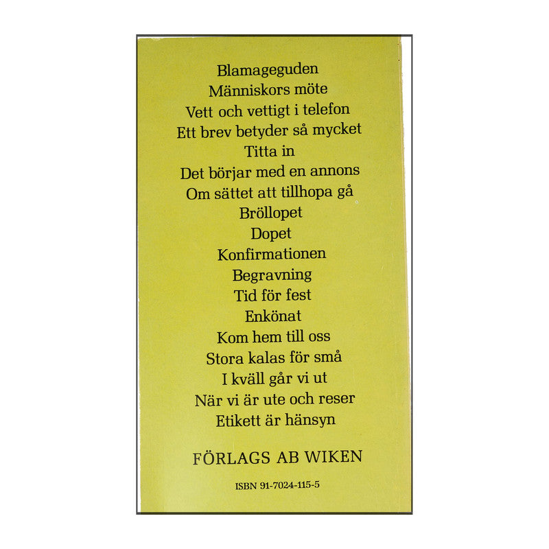Margaretha Hogsten: Skick & Fason