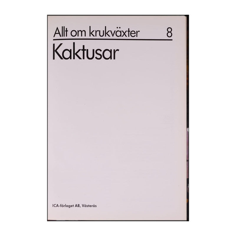 Maja-Lisa Furusjö: Kaktusar