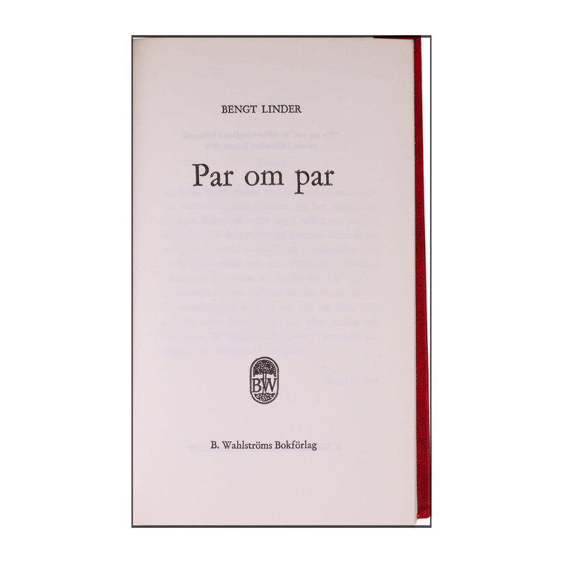 Bengt Linder: Par Om Par