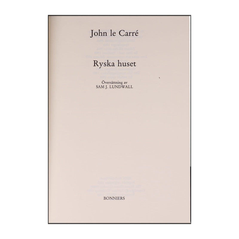 John Le Carré: Ryska Huset
