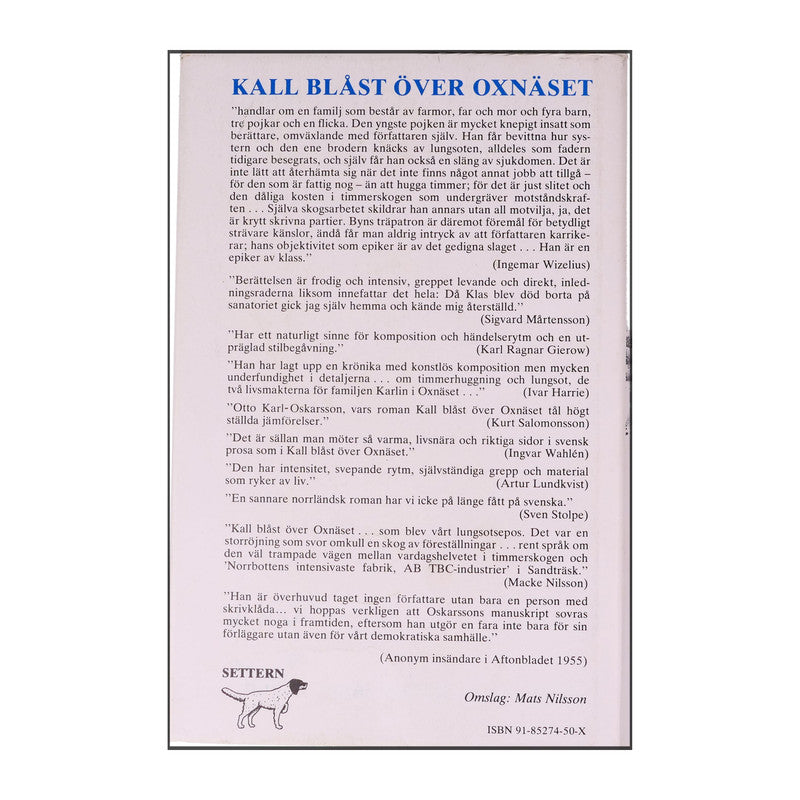 Otto Karl-Oskarsson: Kall Blåst Över Oxnäset