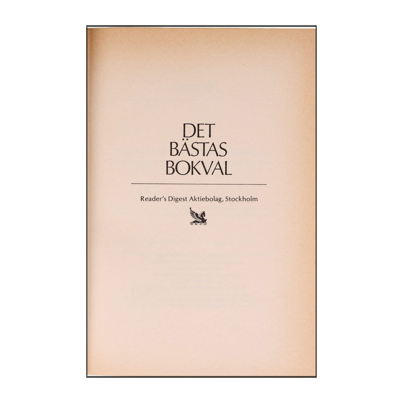Det Bästas Bokval - (1982) - (9170300798)