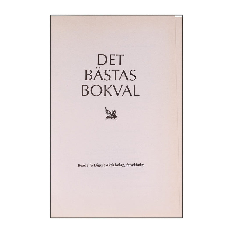 Det Bästas Bokval - (1993) - (9170301573)