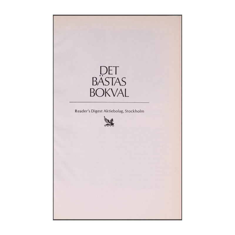 Det Bästas Bokval - (1992) - (9170301948)