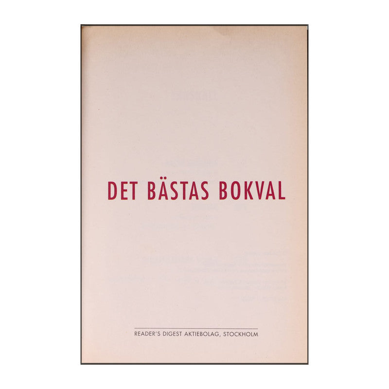 Det Bästas Bokval - (2000) - (9170302812)