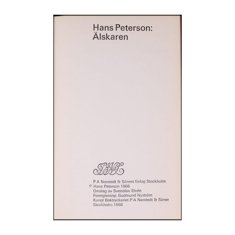 Hans Peterson: Älskaren