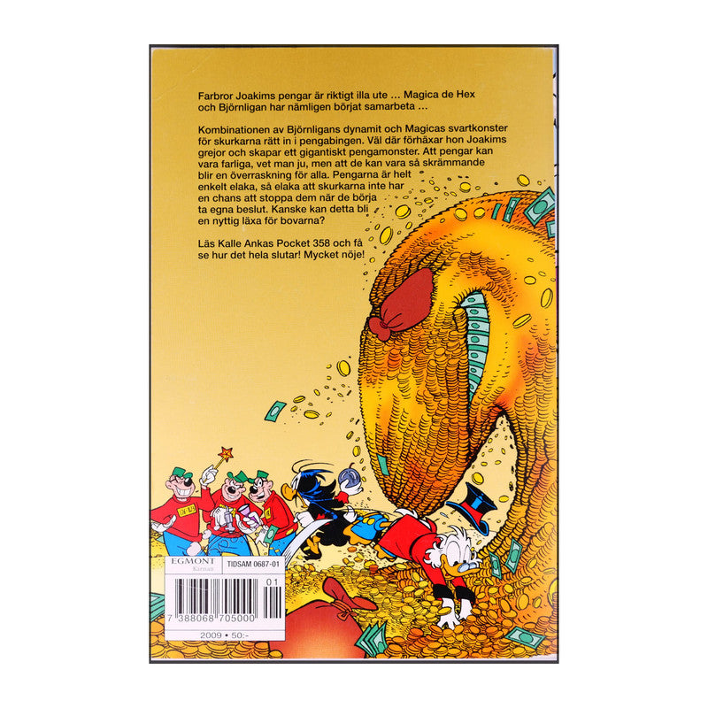 Walt Disney: Kalle Ankas Pocket 358 - Snabba Pengar