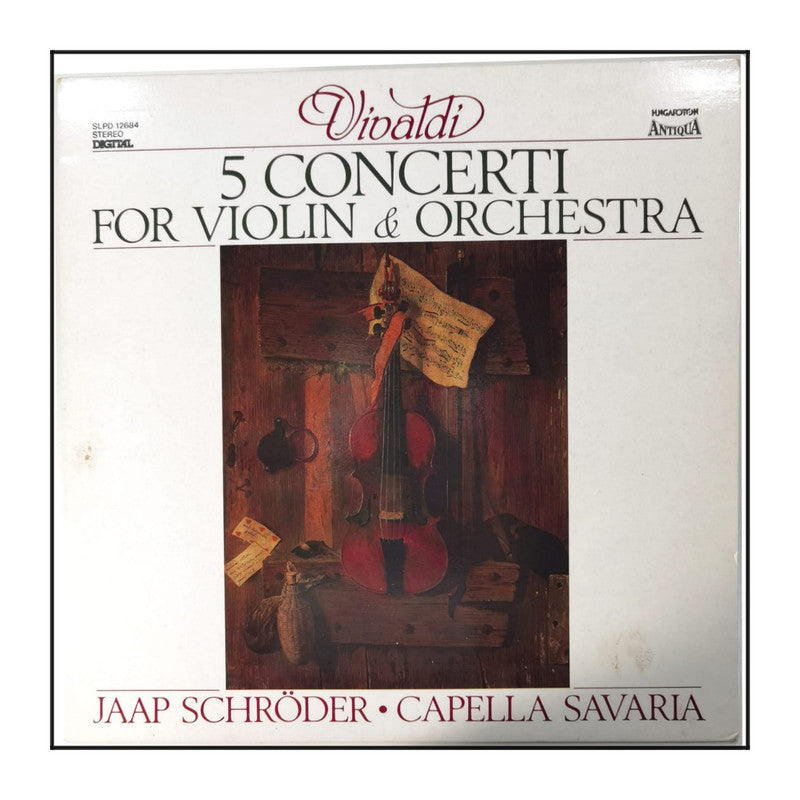 Antonio Vivaldi: 5 Concerti For Violin & Orchestra