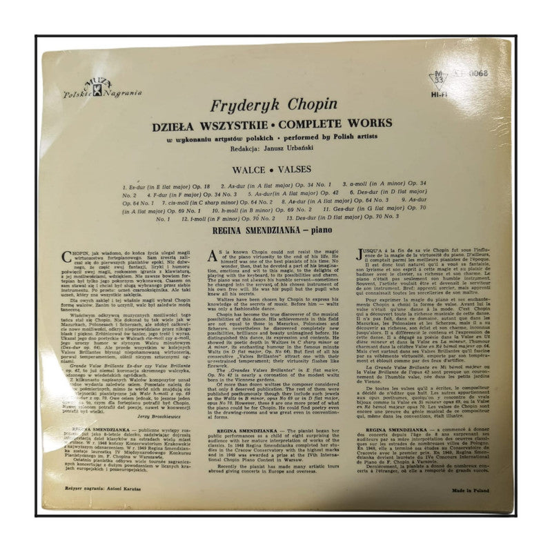Frédéric Chopin: Dziela Wszystkie
