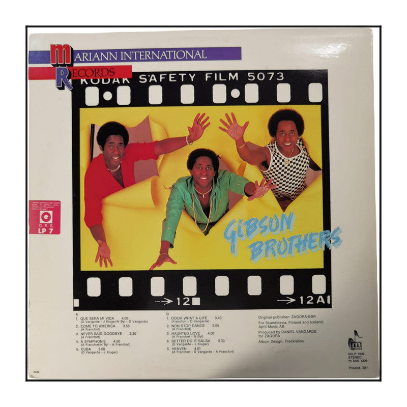 Gibson Brothers: Que Sera Mi Vida And Other Single Smash Hit