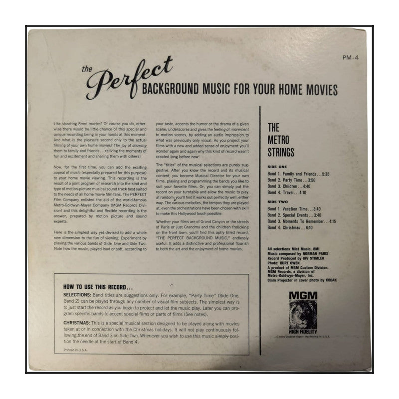 The Metro Strings: The Perfect Background Music For Your Home Movies