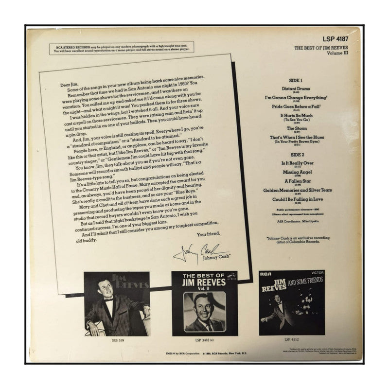 Jim Reeves: The Best Of Jim Reeves 3