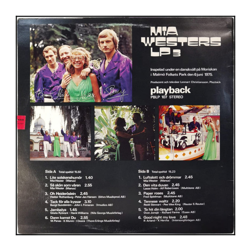 Mia Westers: En Kväll På Moriskan - Lp3
