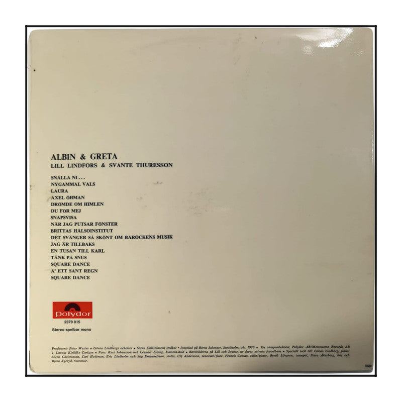Lill Lindfors & Svante Thuresson: Albin & Greta