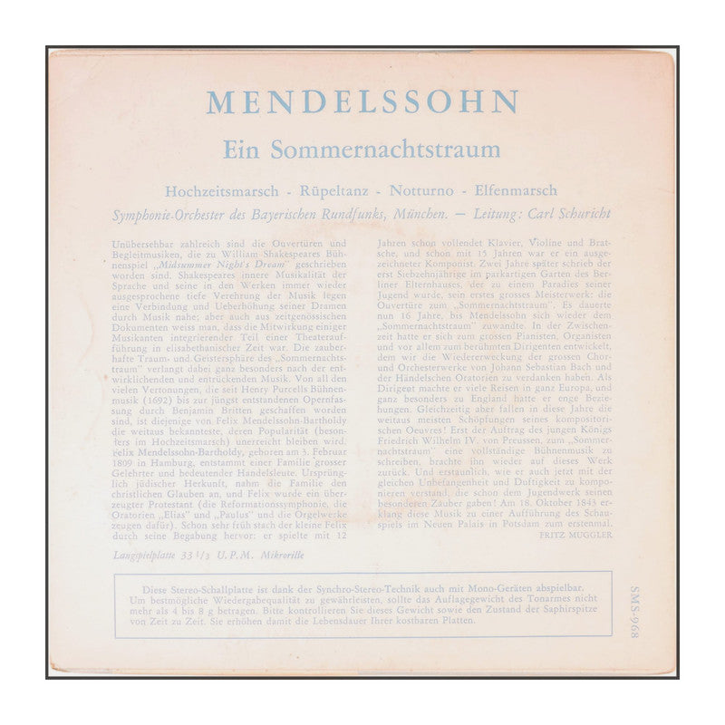 Felix Mendelssohn-Bartholdy: Ein Sommernachtstraum