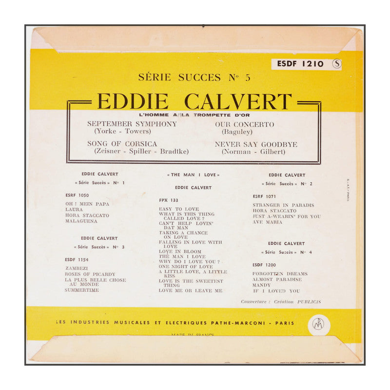 Eddie Calvert: Serie Succes No 5