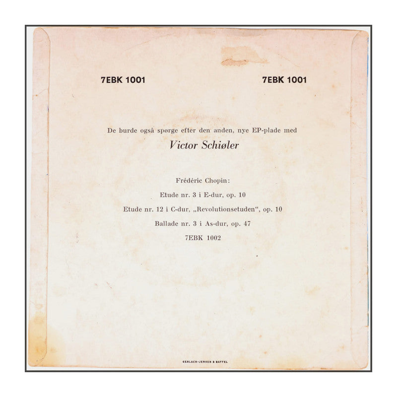 Victor Schiøler: His Master’S Voice