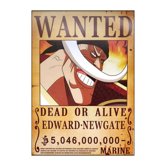 One Piece: Wanted Poster Edward Newgate 5046000000 (420Mm X 285Mm)