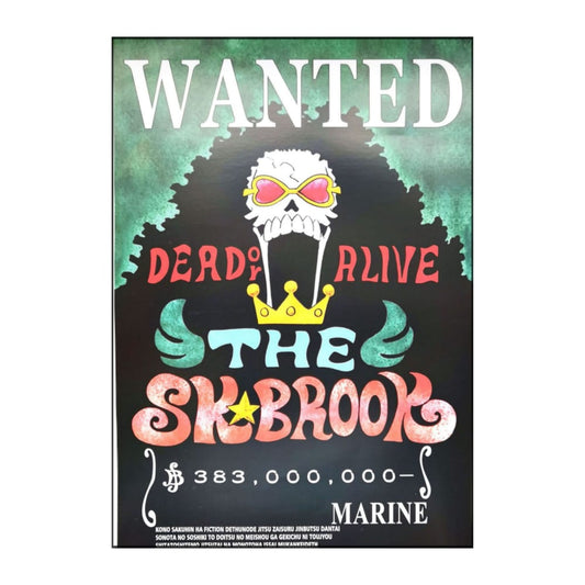 One Piece: Wanted Poster The Sk Brook 383000000 (420Mm X 285Mm)