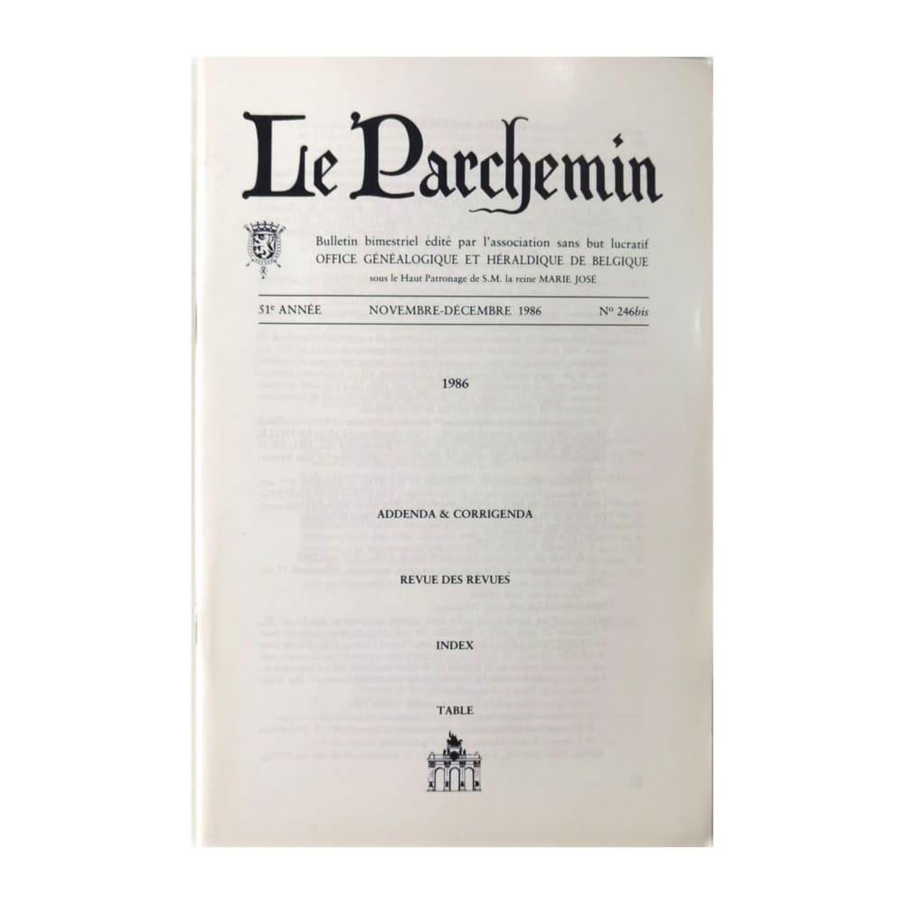 Le Parchemin 1986 No 246 Extra