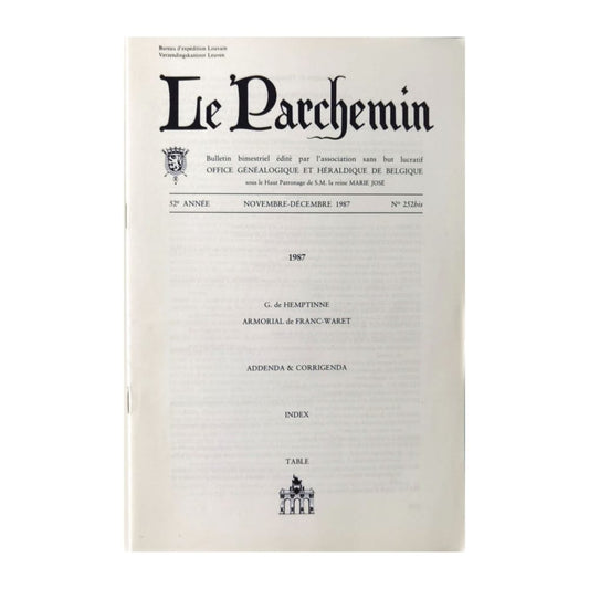 Le Parchemin 1987 No 252 Extra