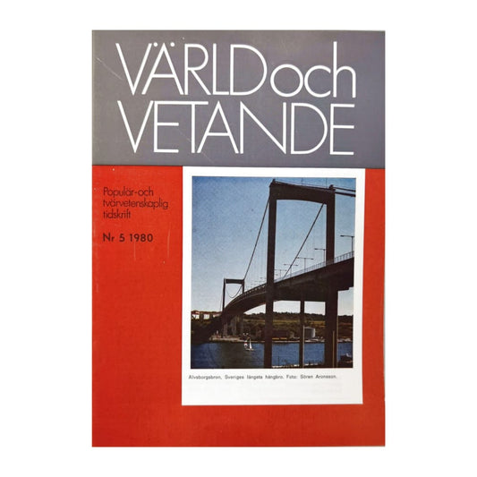 Värld Och Vetande 1980 Nr 5