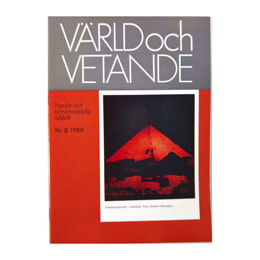 Värld Och Vetande 1980 Nr 8