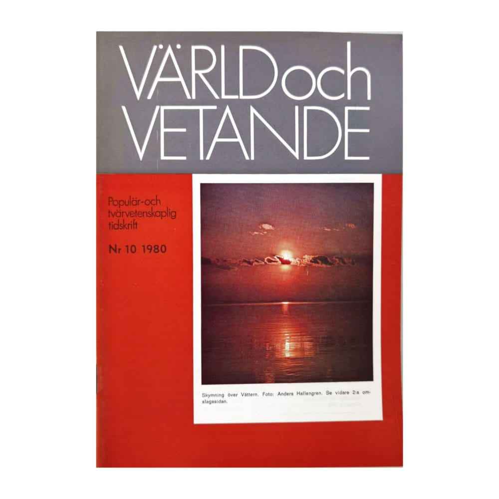 Värld Och Vetande 1980 Nr 10
