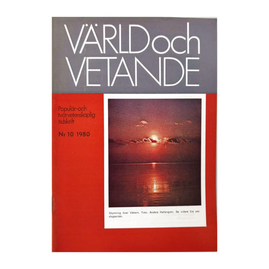 Värld Och Vetande 1980 Nr 10