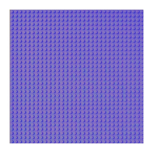 Building Blocks Plate (25Cm) (Purple)