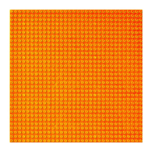 Building Blocks Plate (25Cm) (Orange)