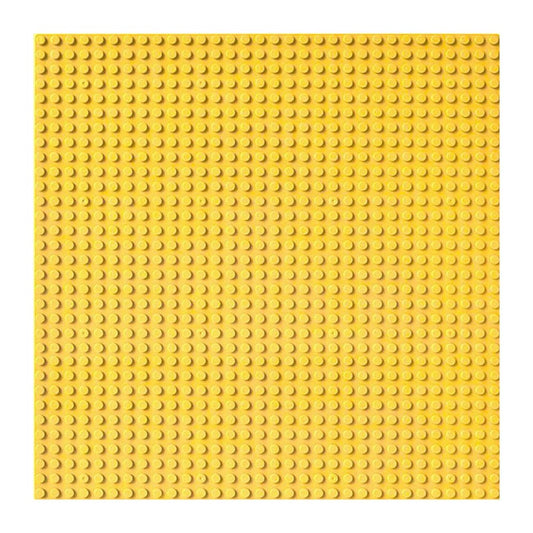 Building Blocks Plate (25Cm) (Yellow)
