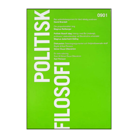 Politisk Filosofi 0901