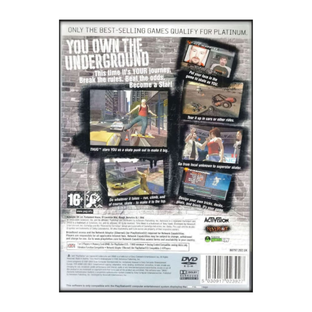 Tony Hawk'S Underground
