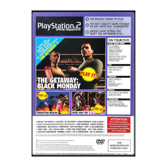 Playstation 2 Official Magazine Uk 2004 Christmas Demo Disc 54