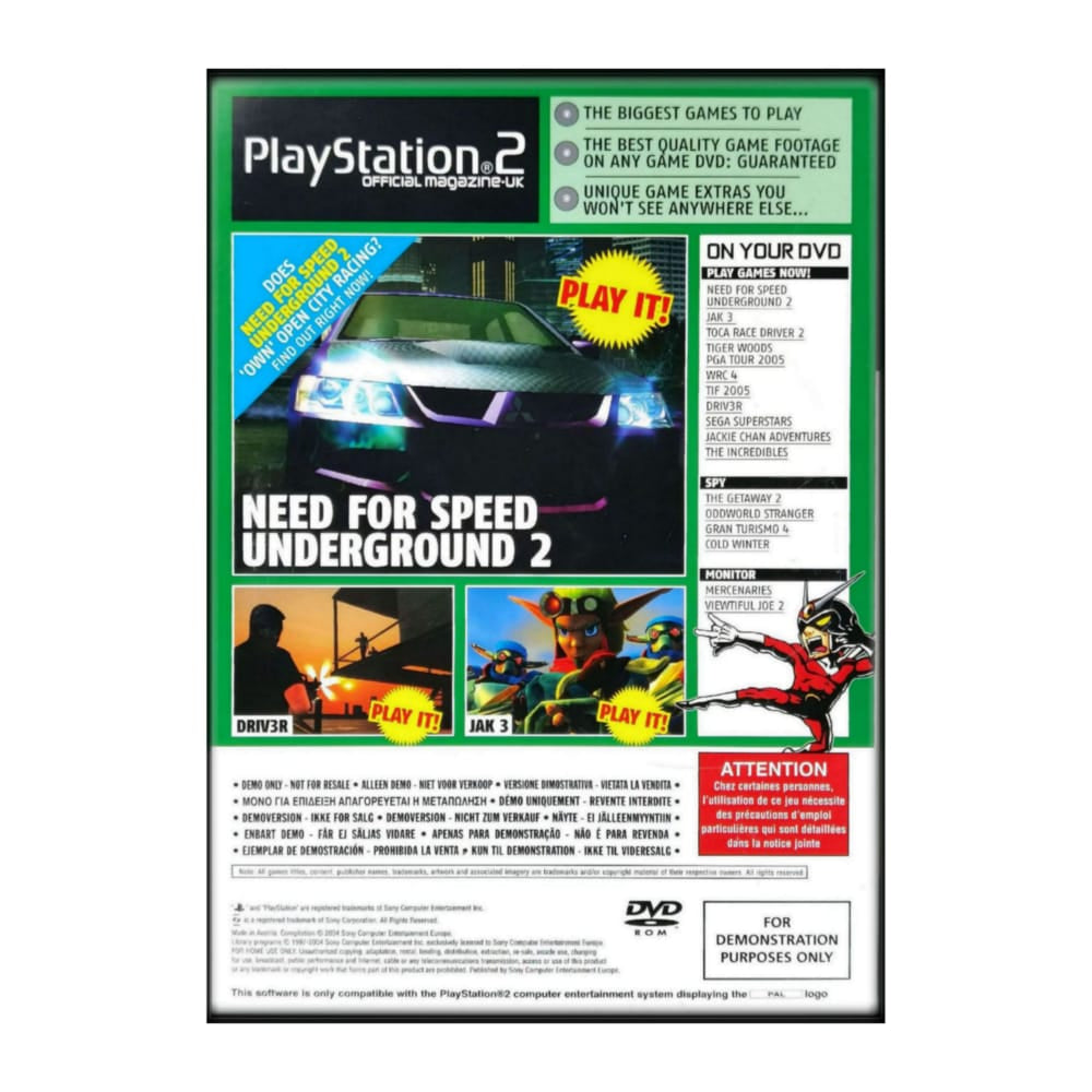 PlayStation 2 Official Magazine Uk 2004/12 Demo Disc 53