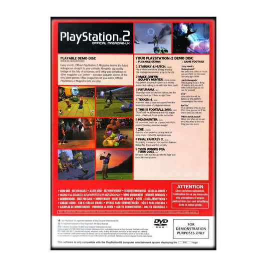 Playstation 2 Official Magazine Uk 2003/08 Demo Disc 36
