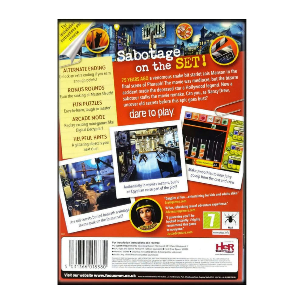 Nancy Drew Dossier: Lights Camera Curses