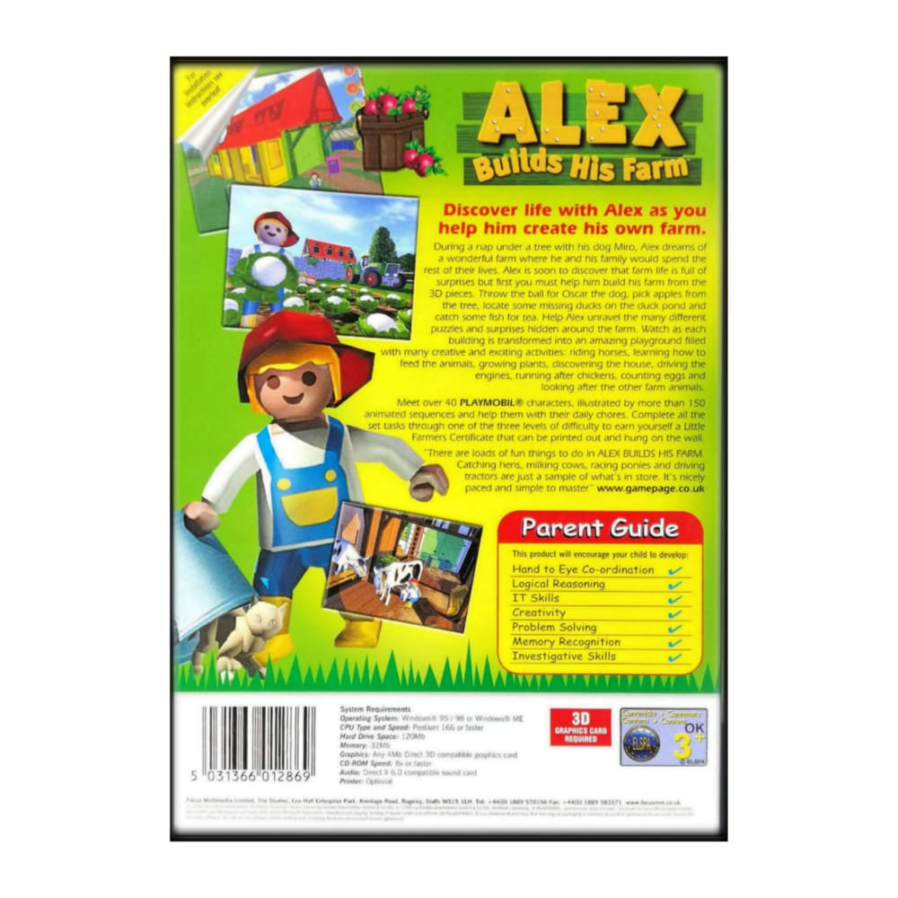 Alex Builds His Farm