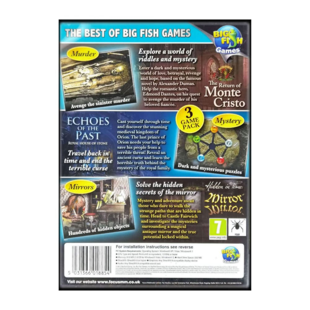 3 Game Pack: Murder Mystery & Mirrors