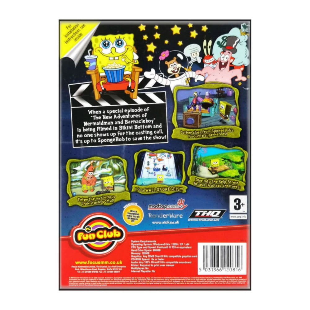Spongebob Squarepants: Lights Camera Pants