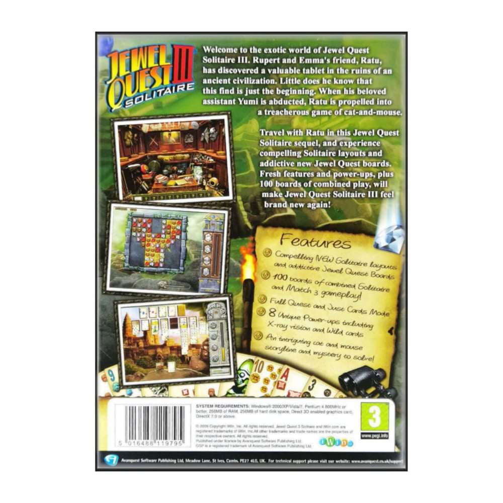 Jewel Quest 3 Solitaire