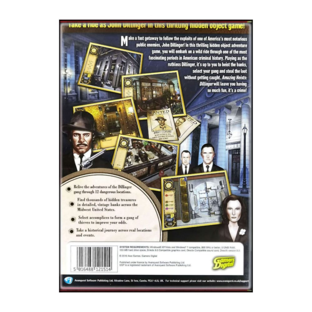 Amazing Heists: Dillinger