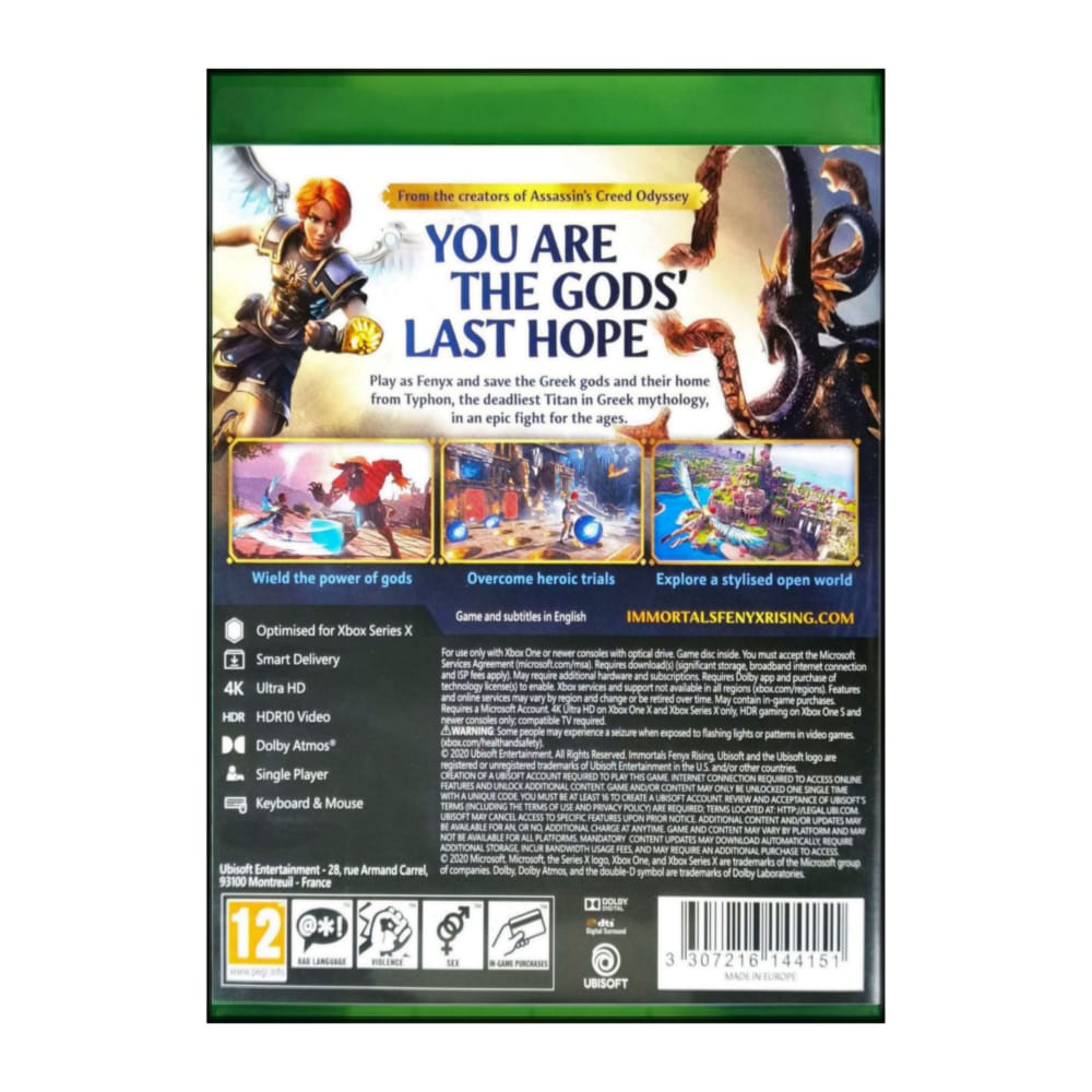 Immortals Fenyx Rising