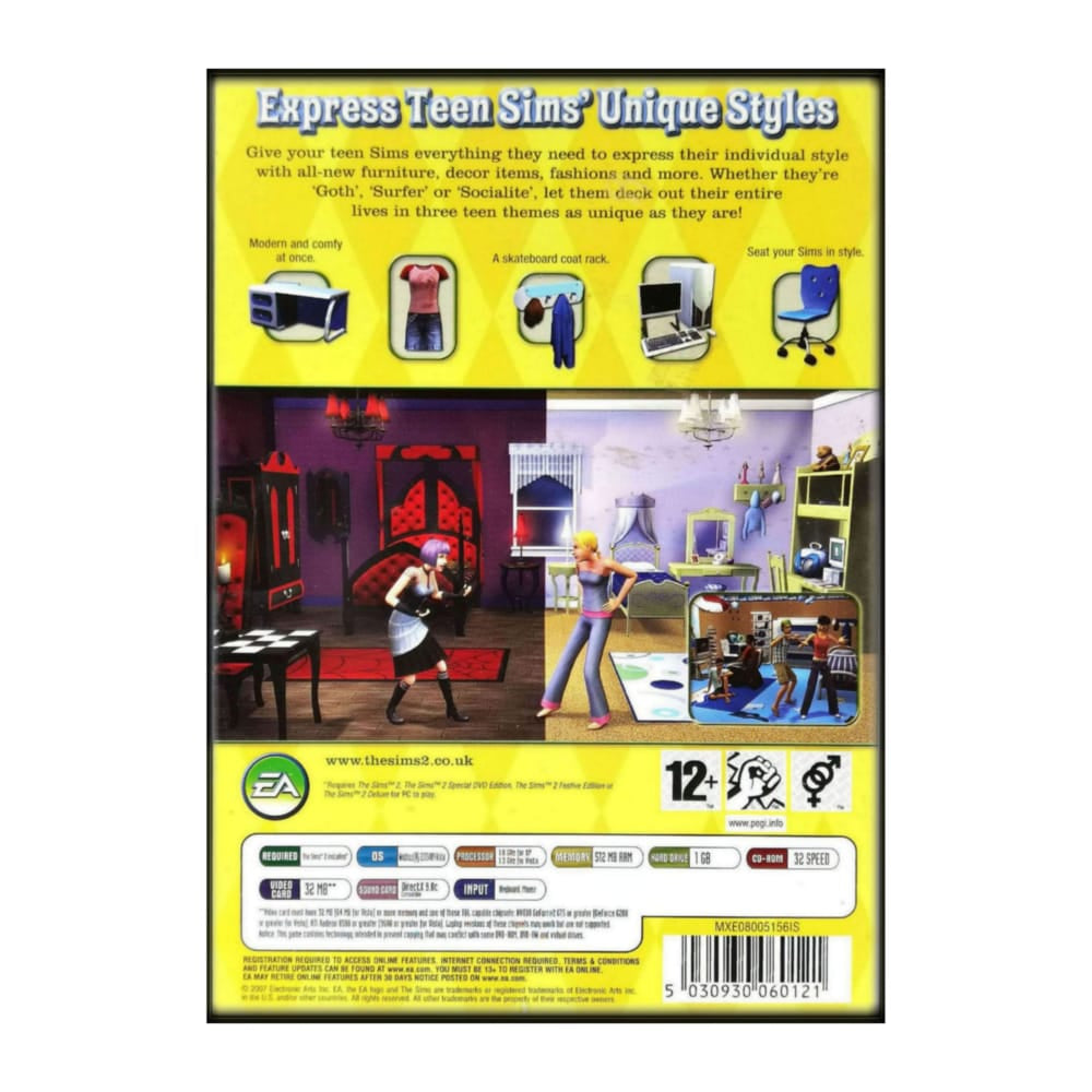The Sims 2 Teen Style Stuff