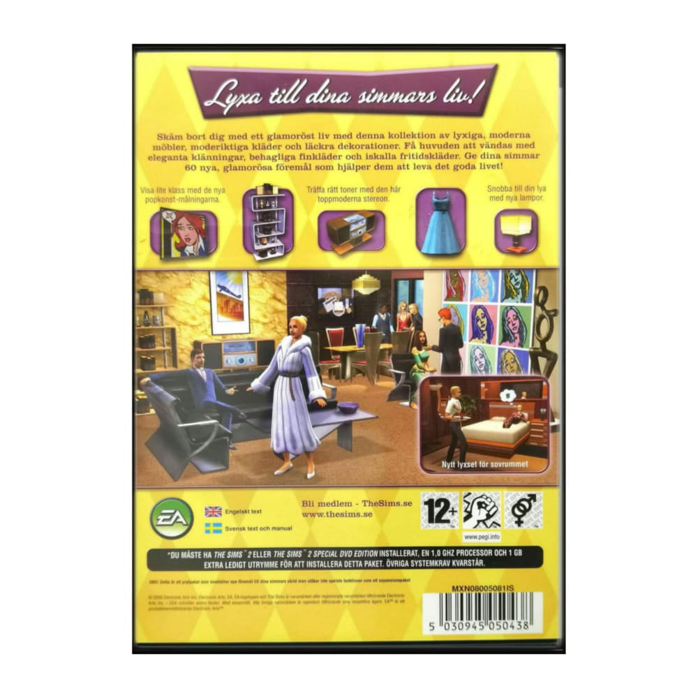 The Sims 2 Glitter & Glamour Prylpaket