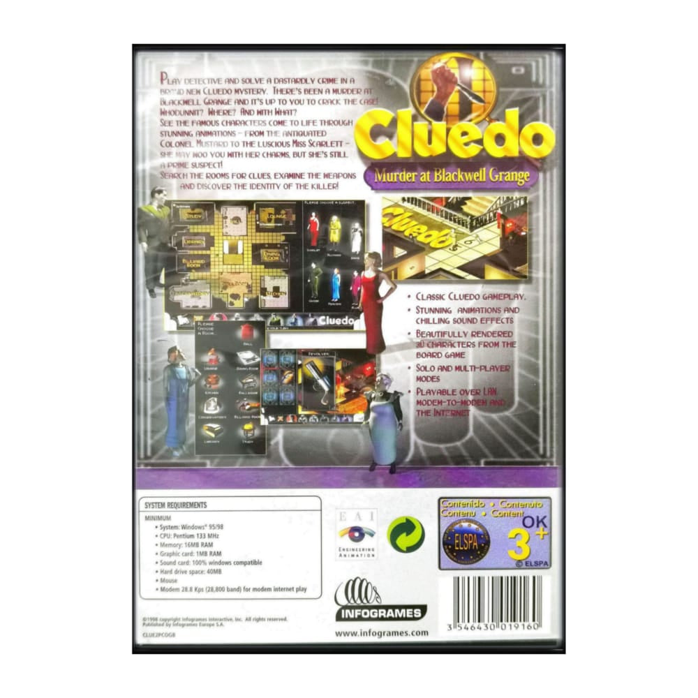 Cluedo: Murder At Blackwell Crange