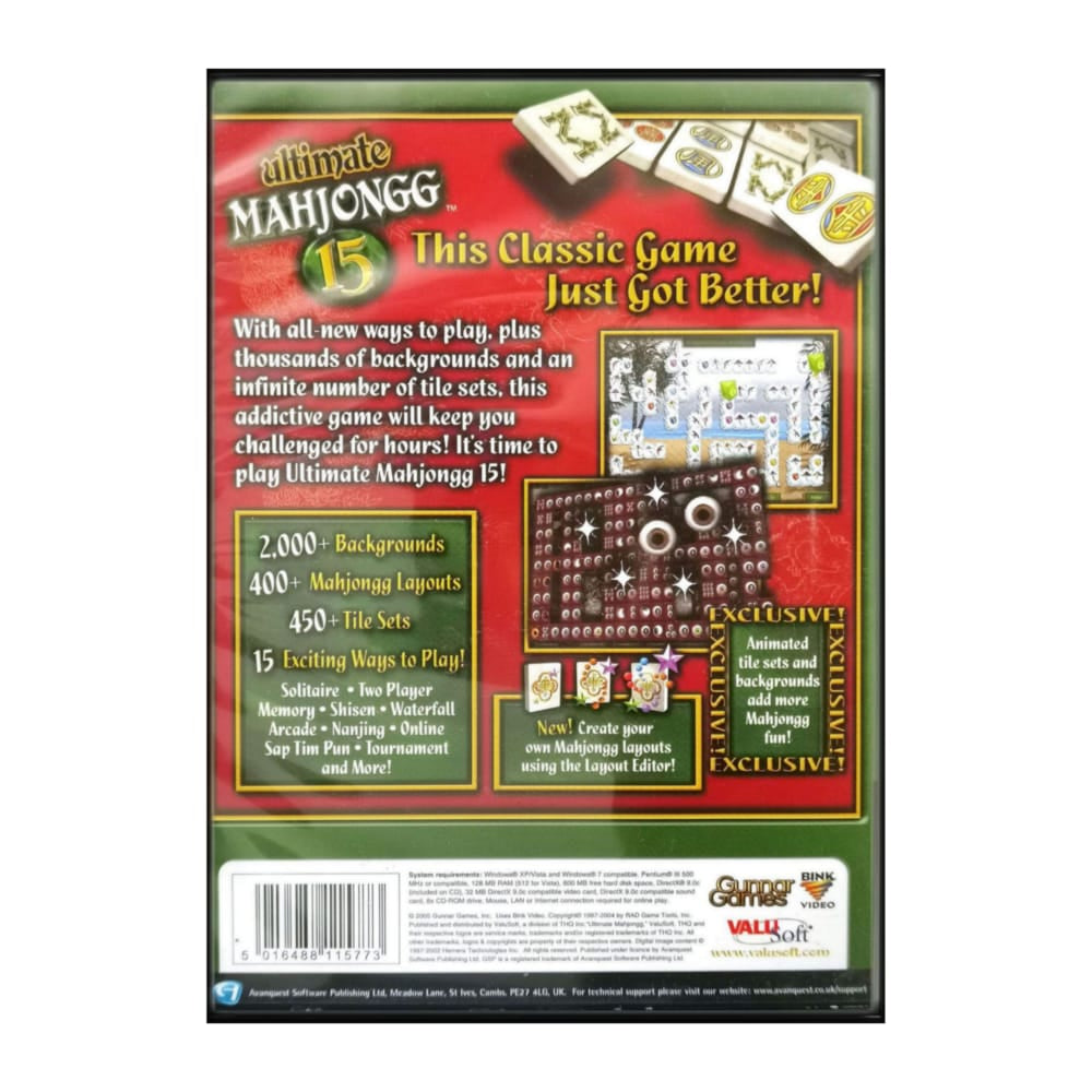Mahjong: Ultimate Mahjongg 15