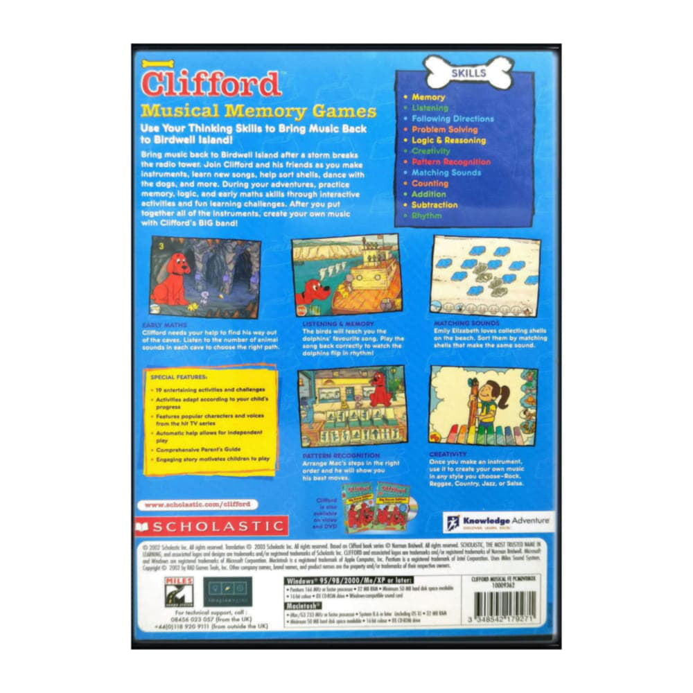 Clifford: Musical Memory Games