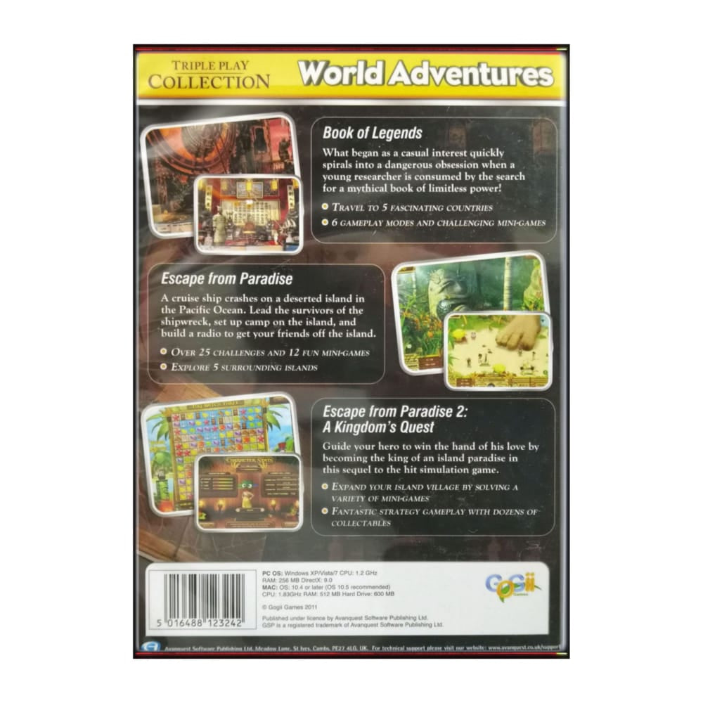 Triple Play Collection: World Adventures